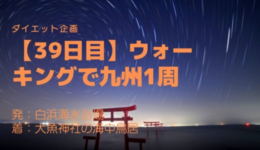 【39日目】月の引力が見える町、大魚神社の海中鳥居にまつわる伝説とは？
