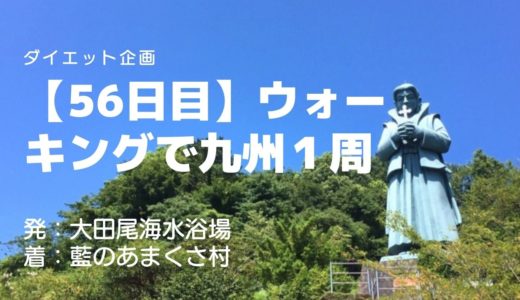 【56日目】日本一の天草四郎像の足元に、疫病退散のご利益があるアマビエがいる藍のあまくさ村を訪問しました