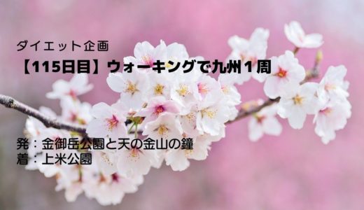 【115日目】都城盆地を一望でき、地元の方達に愛される桜の名所、上米公園を訪れました。
