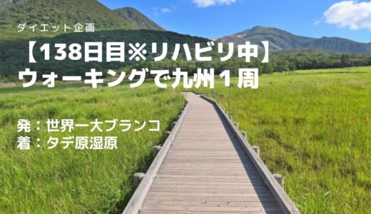 【138日目※リハビリ中】一度は行ってみたい！日本最大級の広さをもつ阿蘇くじゅう国立公園内・タデ原湿原で四季折々の景観を楽しむ旅
